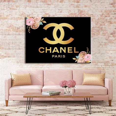 printable chanel wall art.